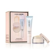 SET DUO MINI ULTRABLUR MINI PRIMER, LAURA MERCIER (SET CON POLVO FIJADOR PARA ROSTRO + PRIMER HIDRATANTE)
